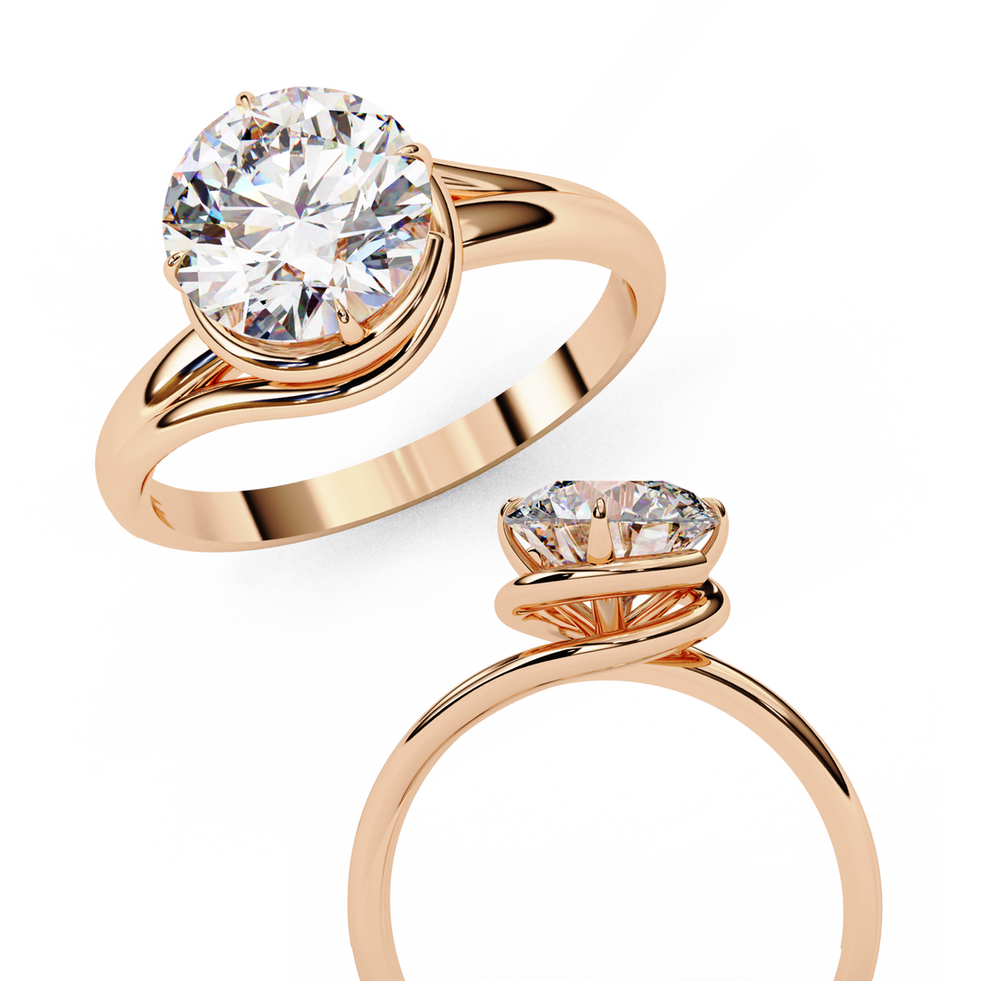 Charming Core Diamond Ring