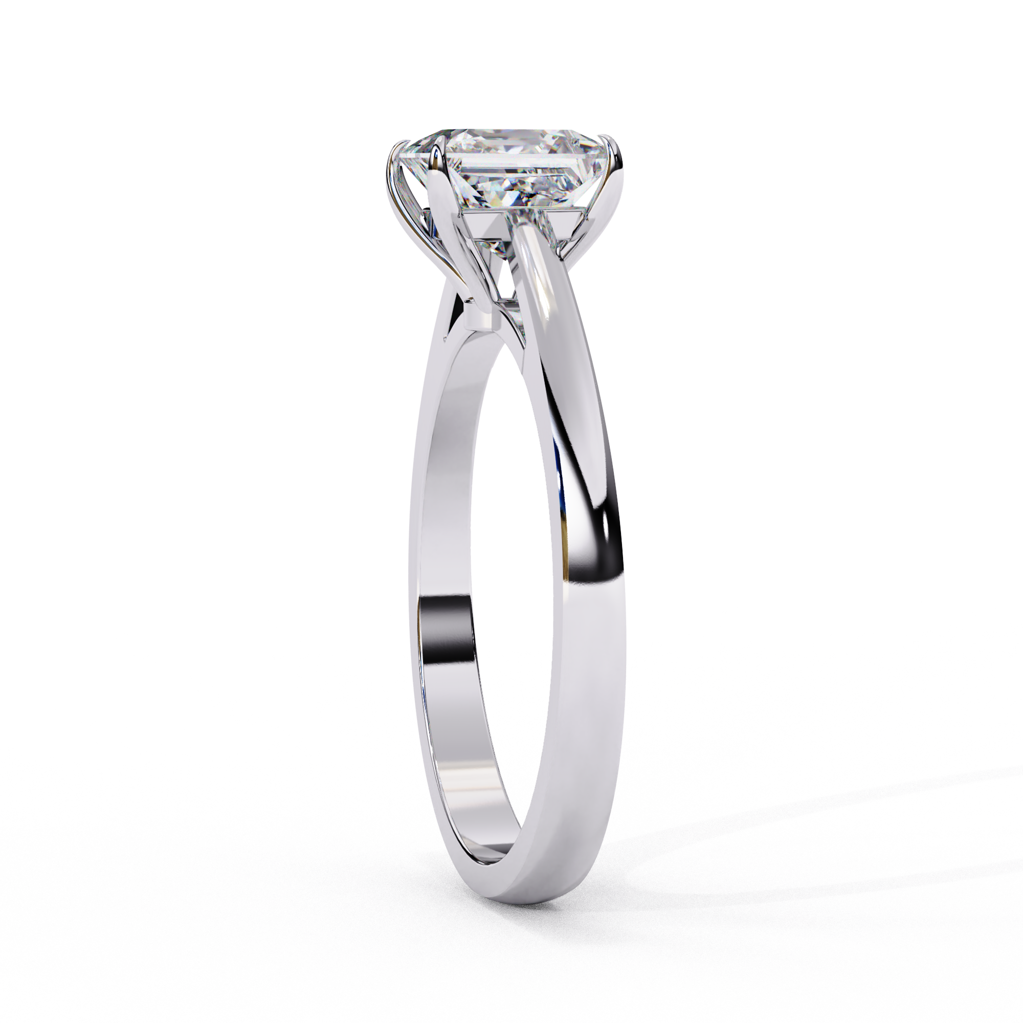 Golden Grace Princess Solitaire Ring
