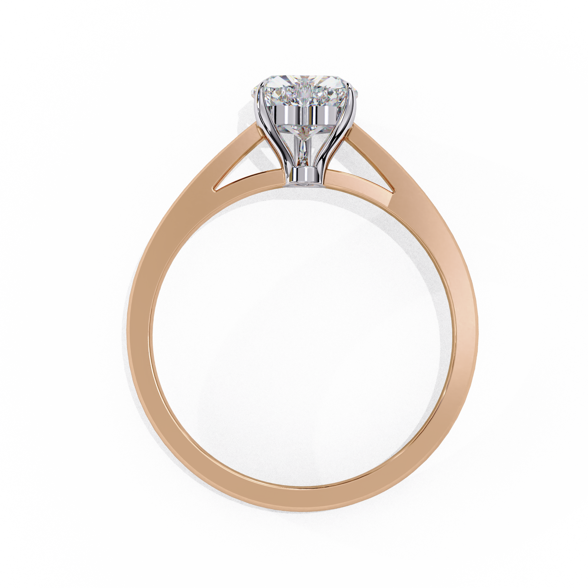Heartsong Solitaire Diamond Ring