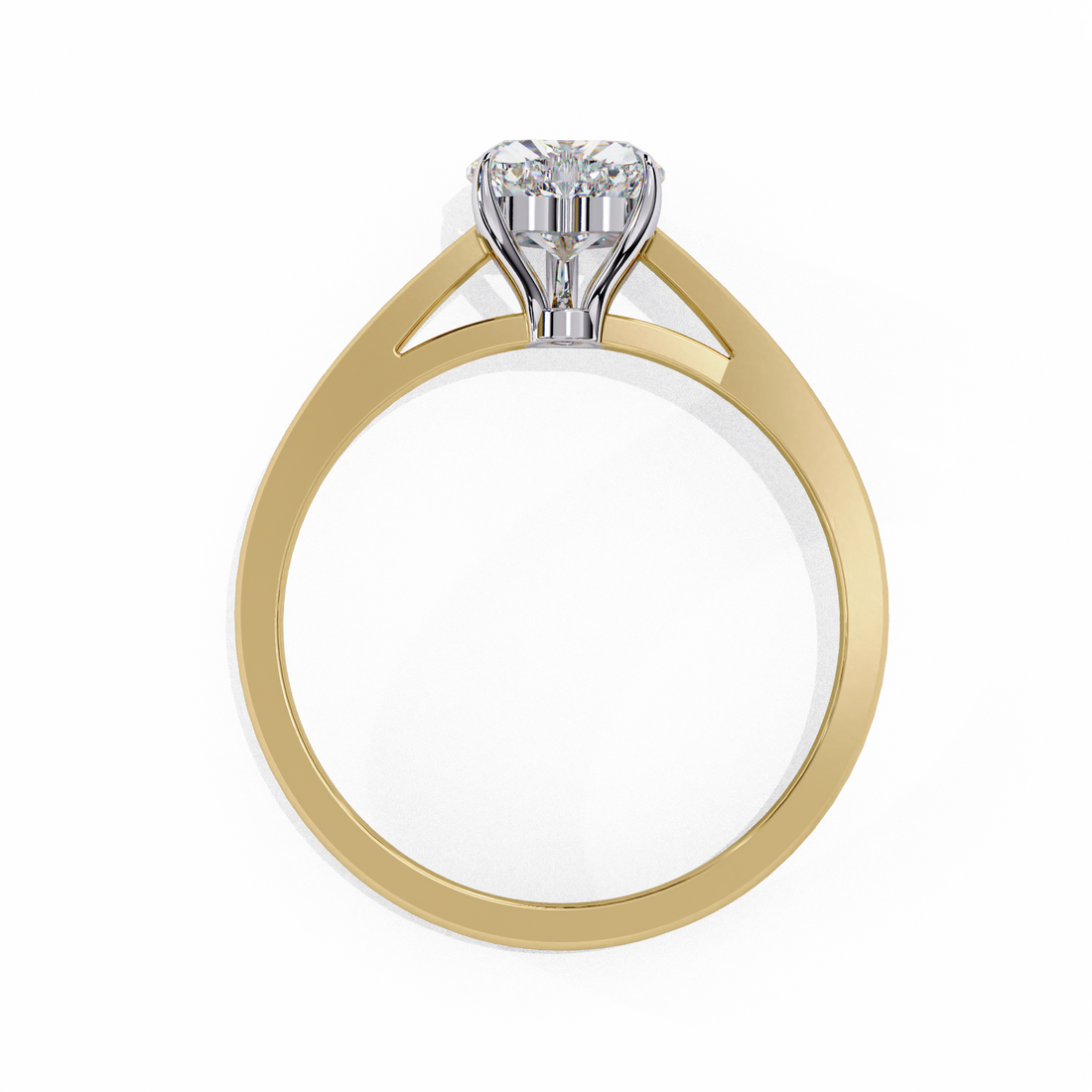 Heartsong Solitaire Diamond Ring