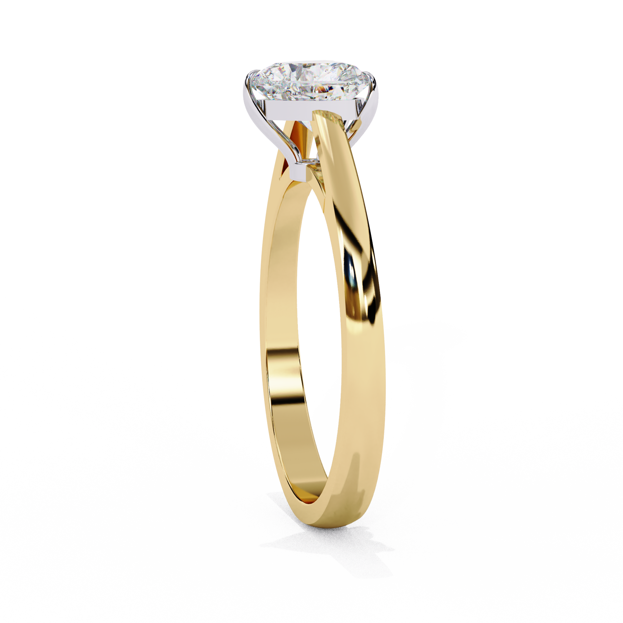 Heartsong Solitaire Diamond Ring