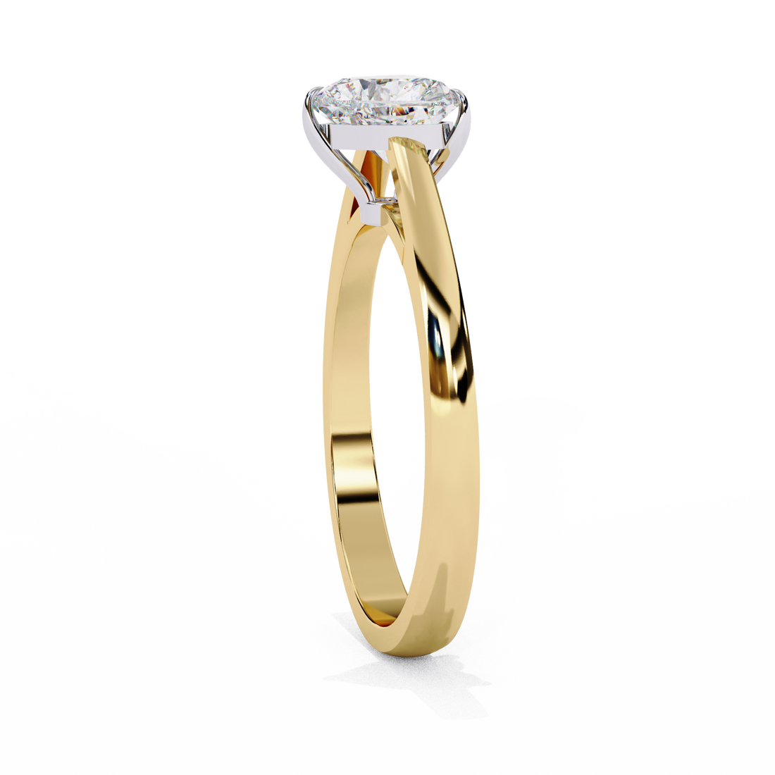 Heartsong Solitaire Diamond Ring