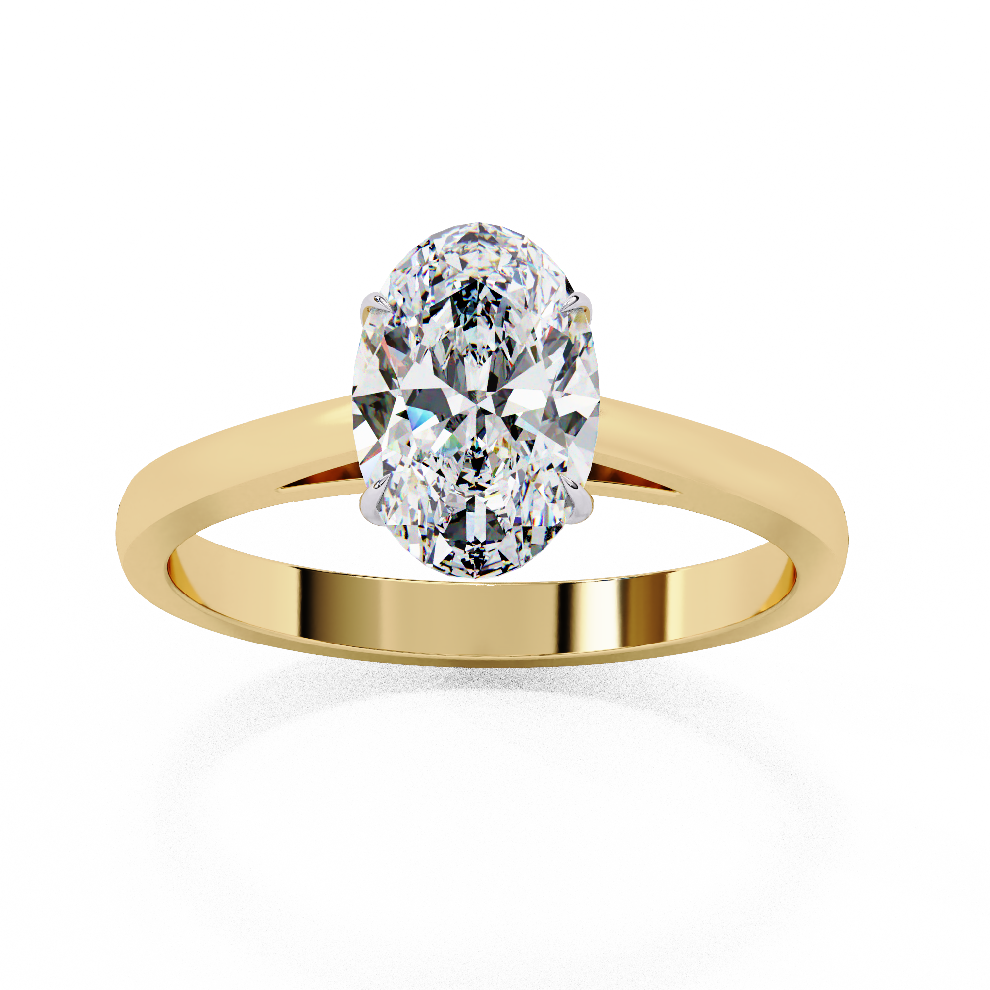 Crown Grace Oval Diamond Ring