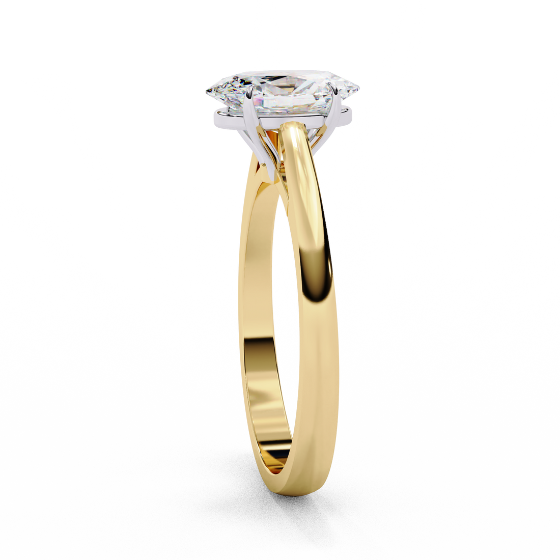 Crown Grace Oval Diamond Ring