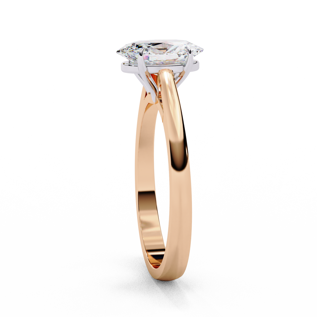 Crown Grace Oval Diamond Ring