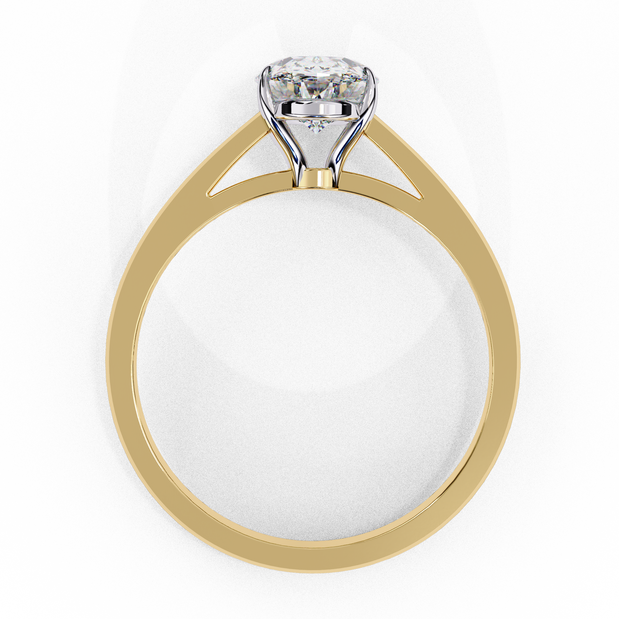 Crown Grace Oval Diamond Ring