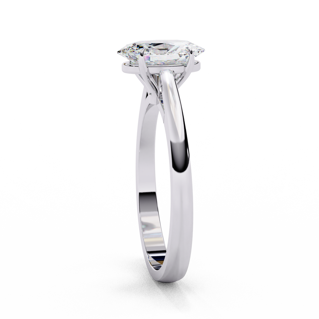 Crown Grace Oval Diamond Ring