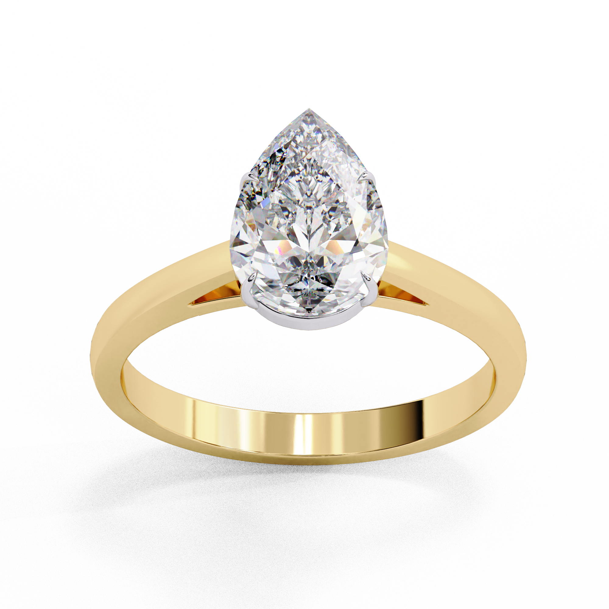 Serene Bloom Solitaire Diamond Ring