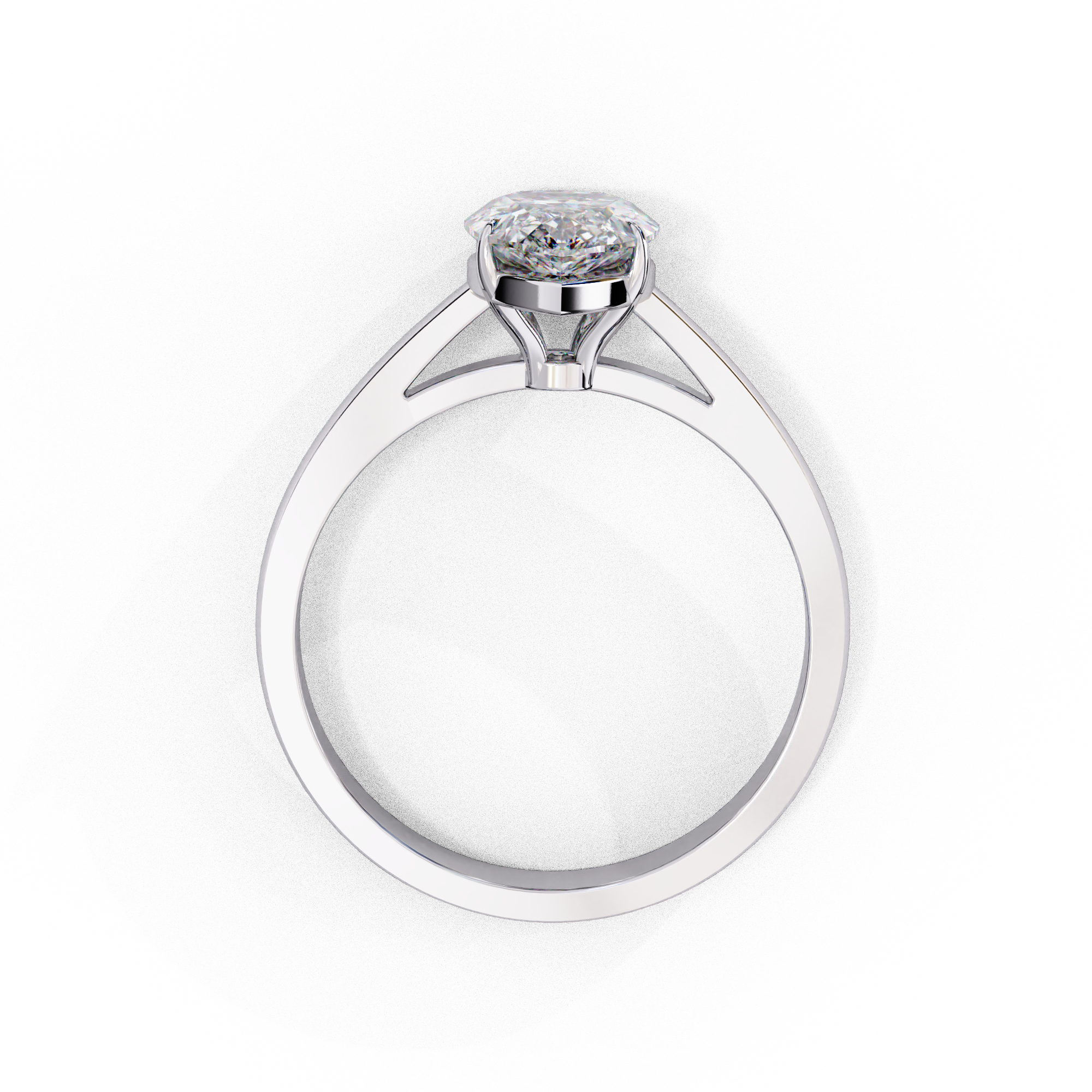 Serene Bloom Solitaire Diamond Ring