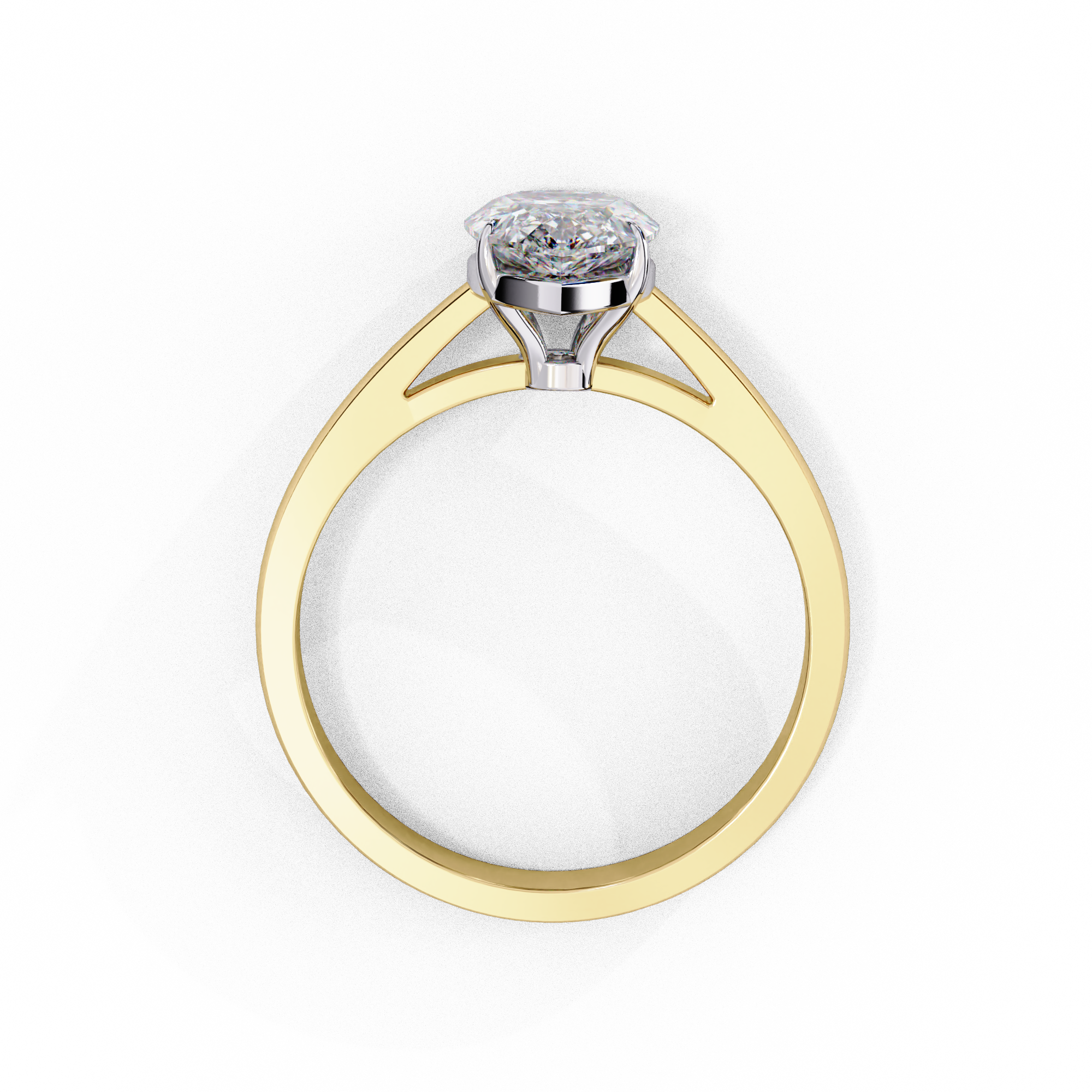 Serene Bloom Solitaire Diamond Ring