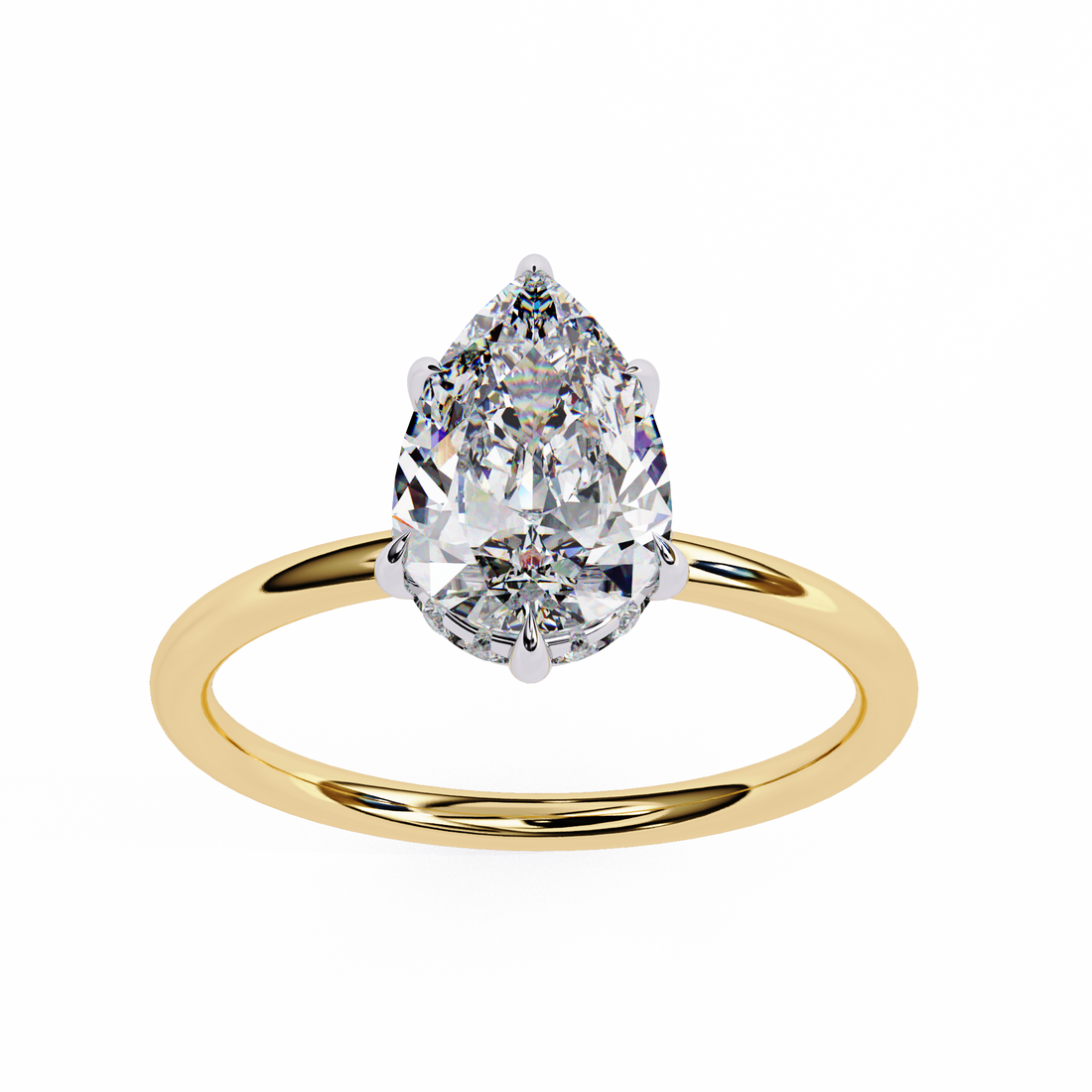 Pear Vow Diamond Ring