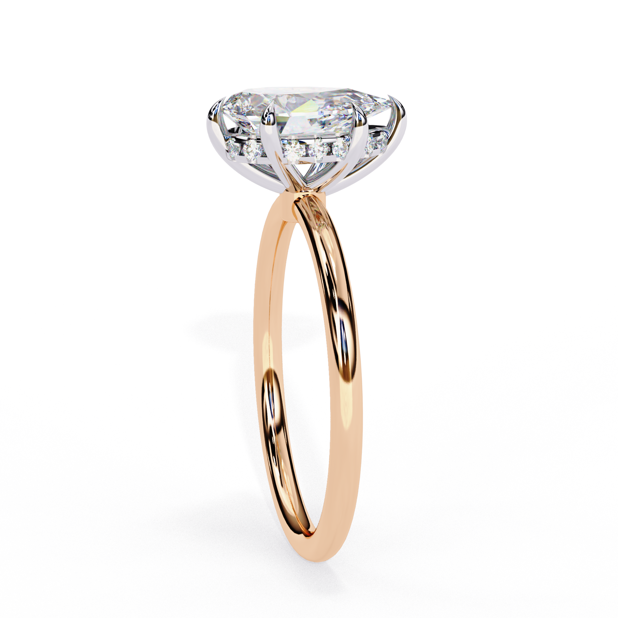 Pear Vow Diamond Ring