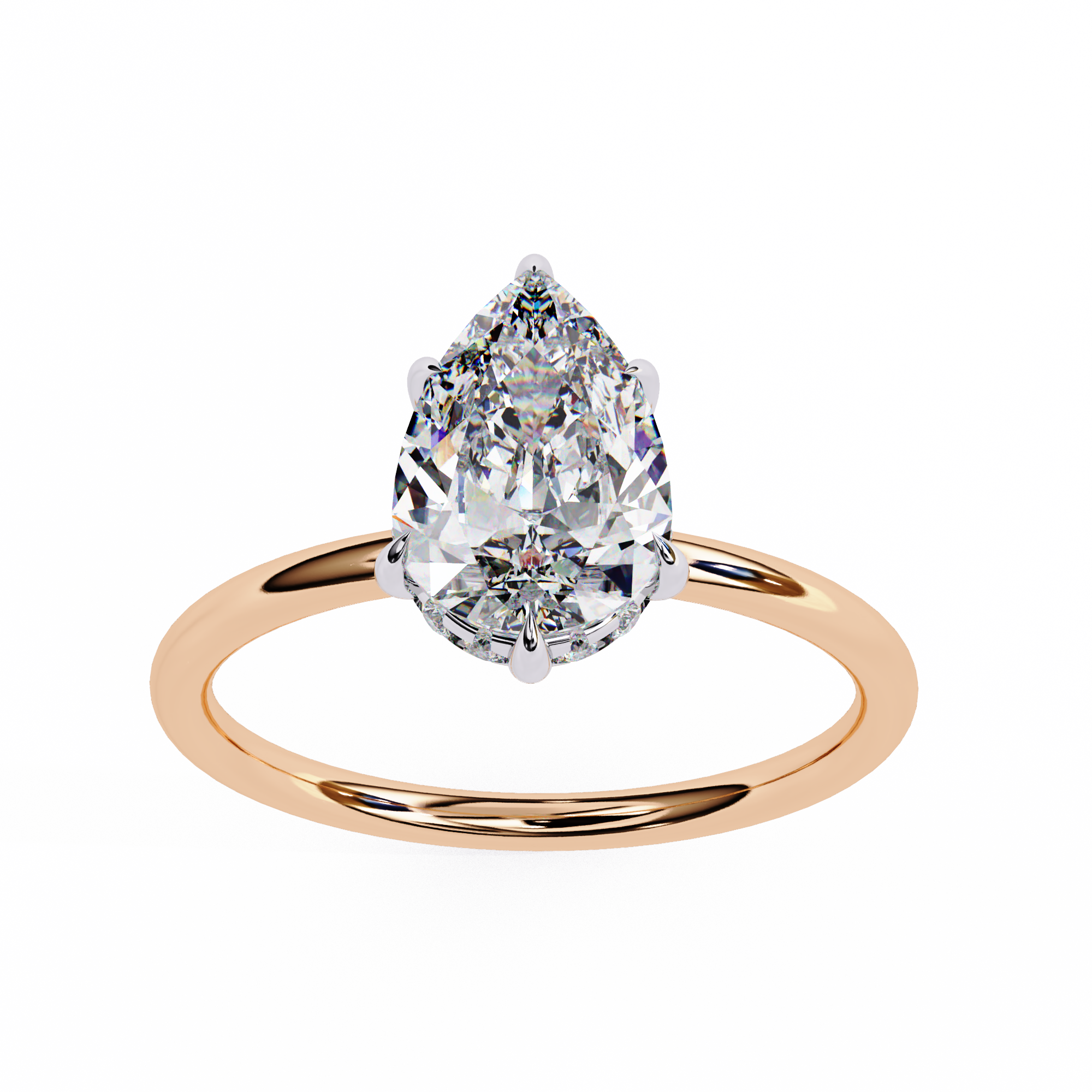 Pear Vow Diamond Ring