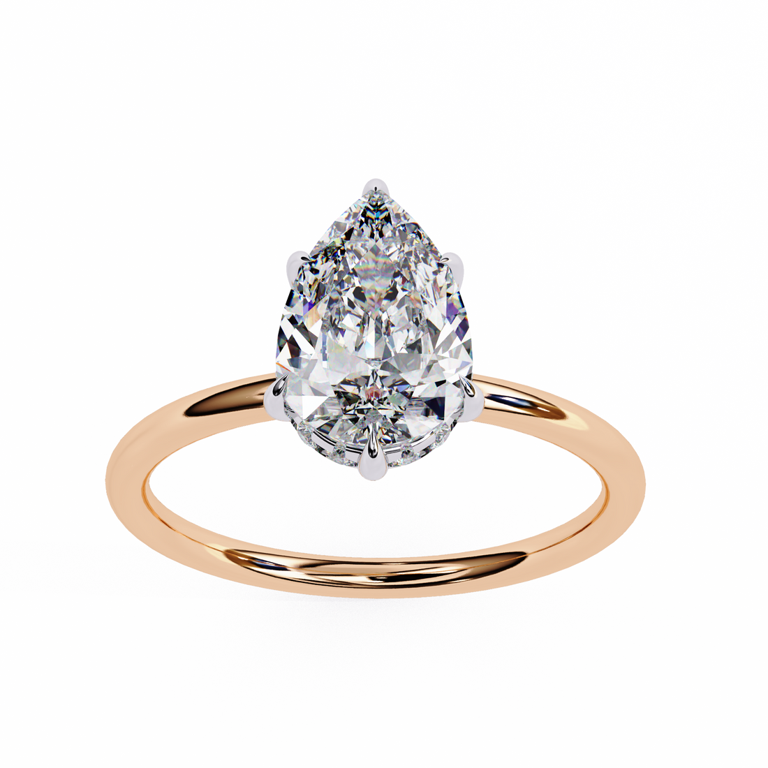 Pear Vow Diamond Ring