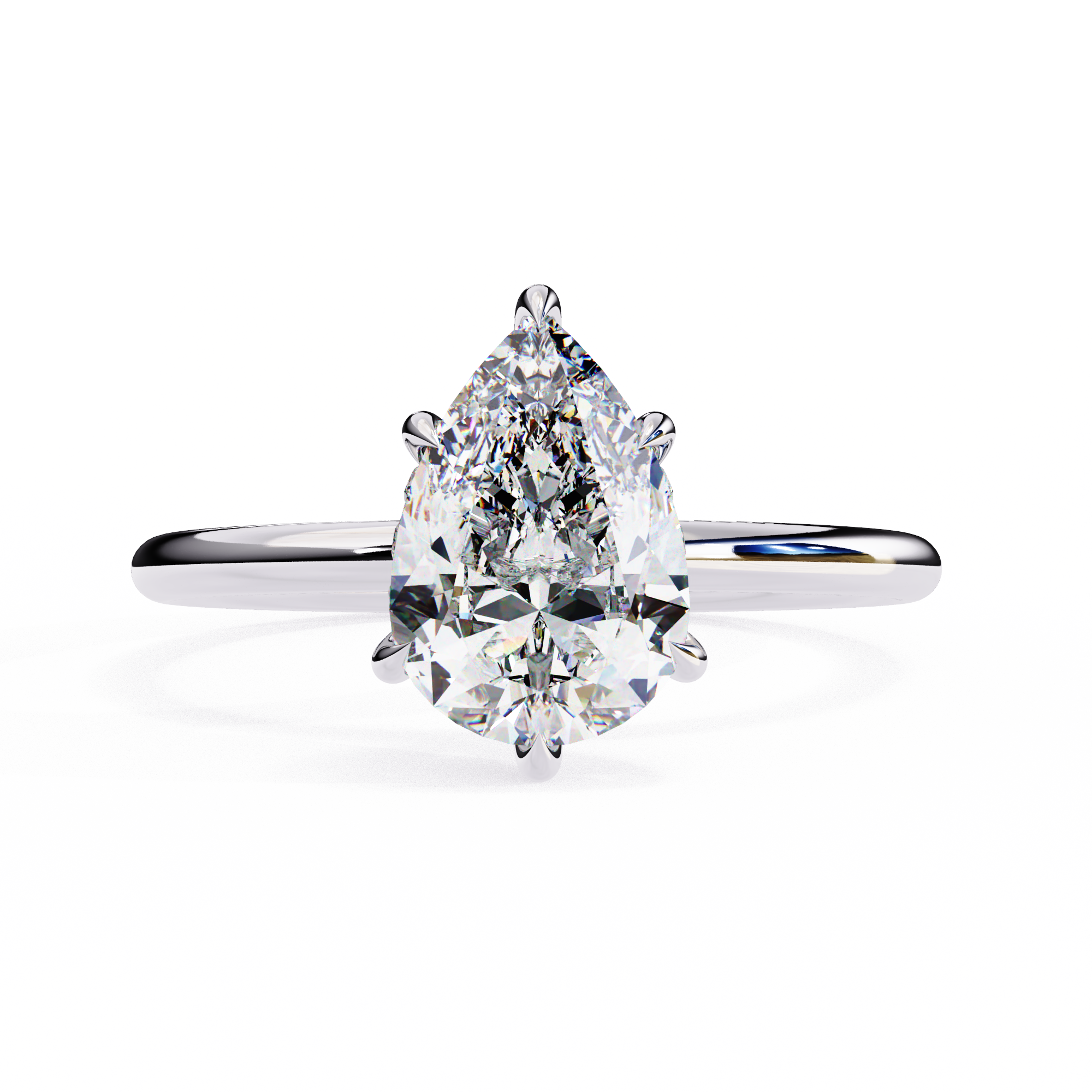 Pear Vow Diamond Ring