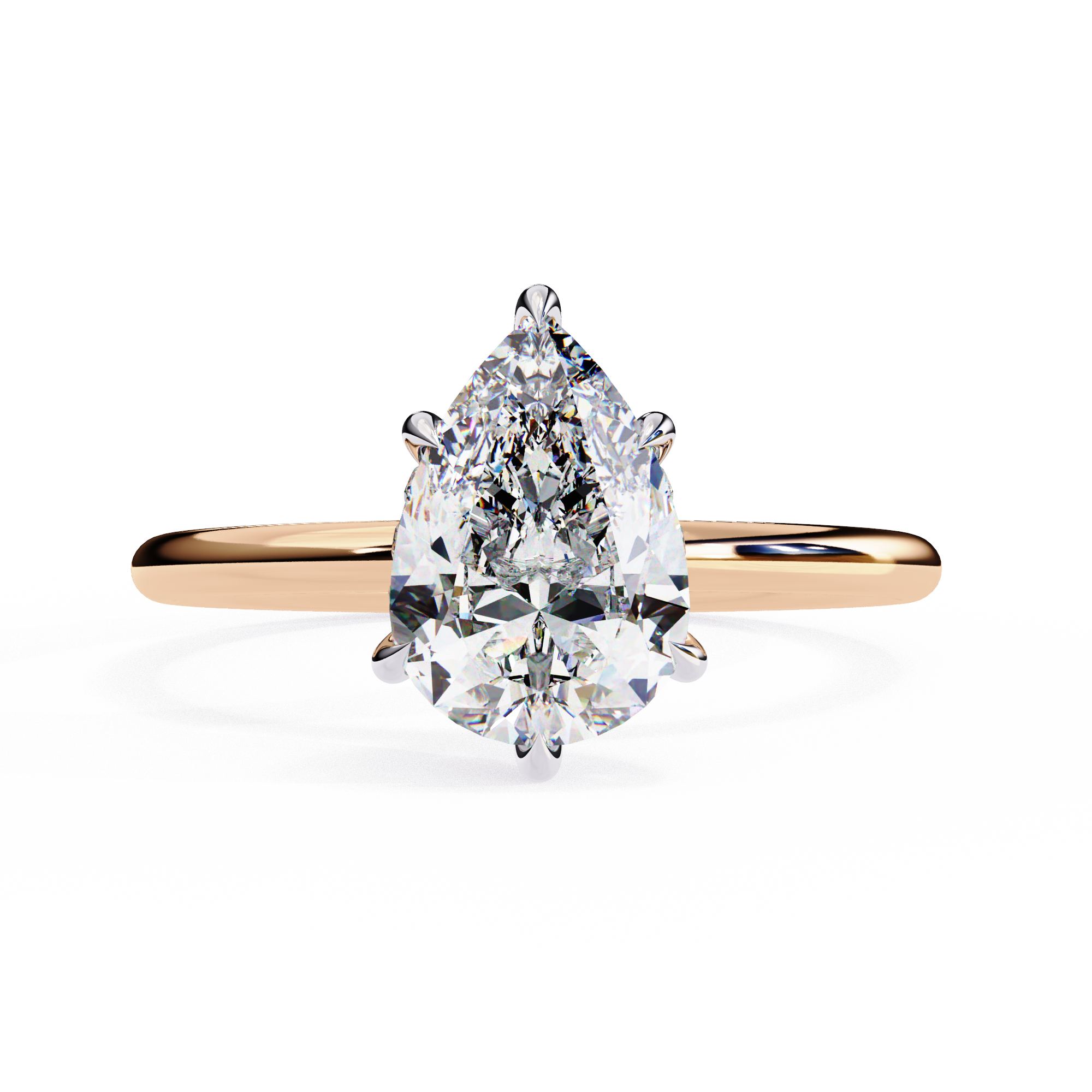 Pear Vow Diamond Ring