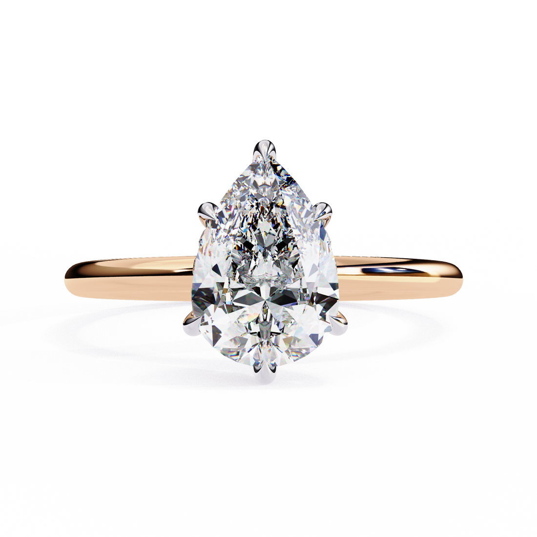 Pear Vow Diamond Ring