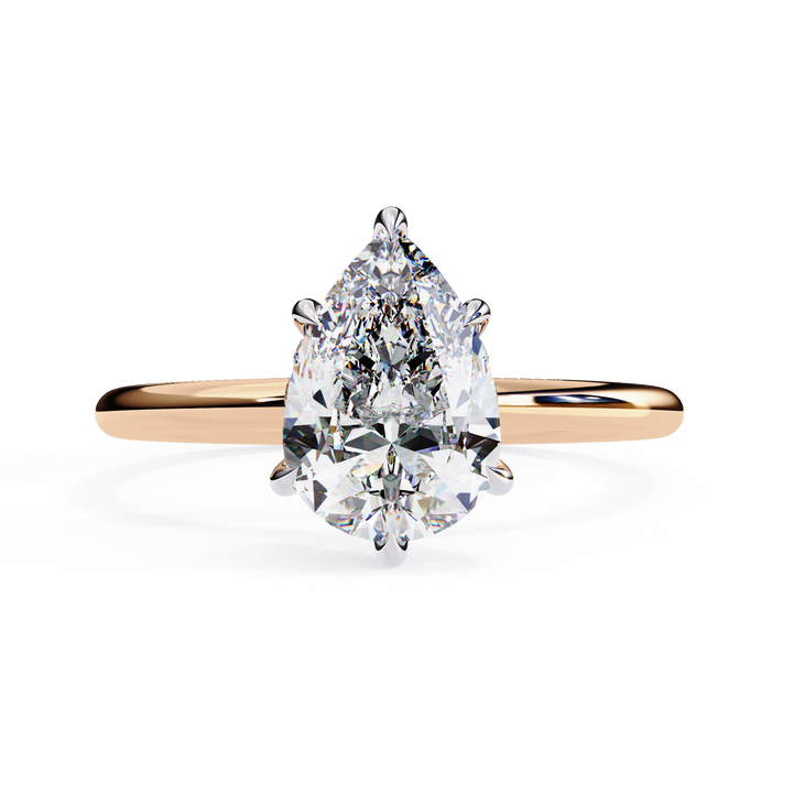 Pear Vow Diamond Ring