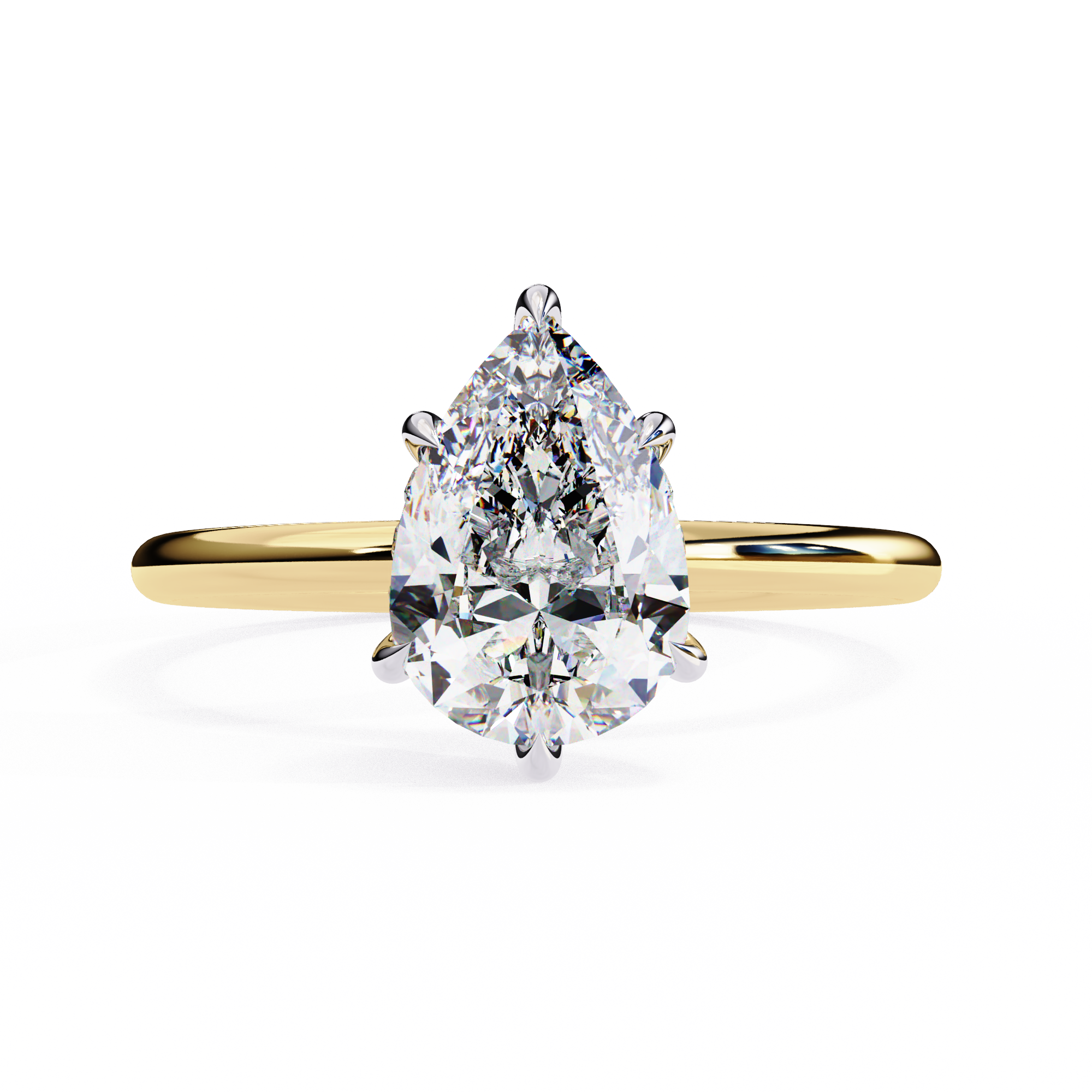 Pear Vow Diamond Ring