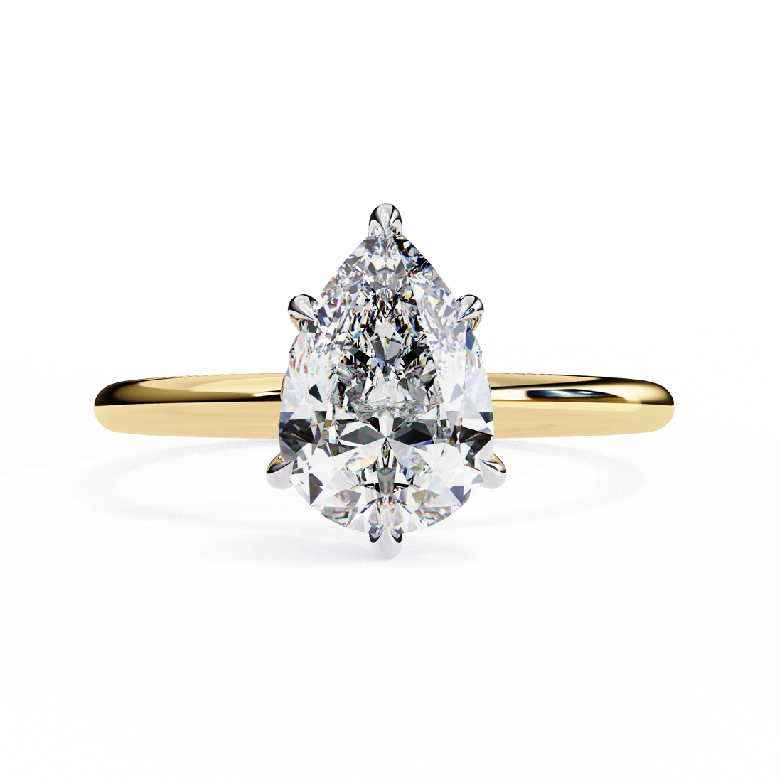Pear Vow Diamond Ring