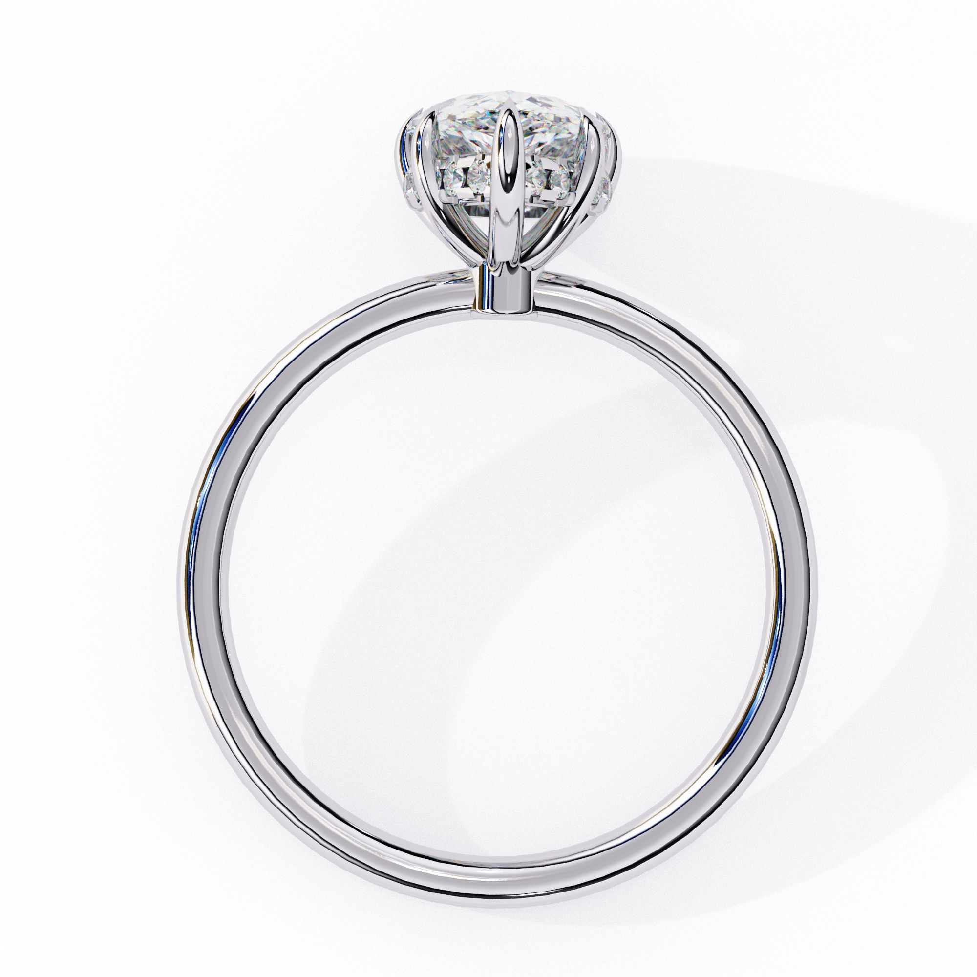 Pear Vow Diamond Ring