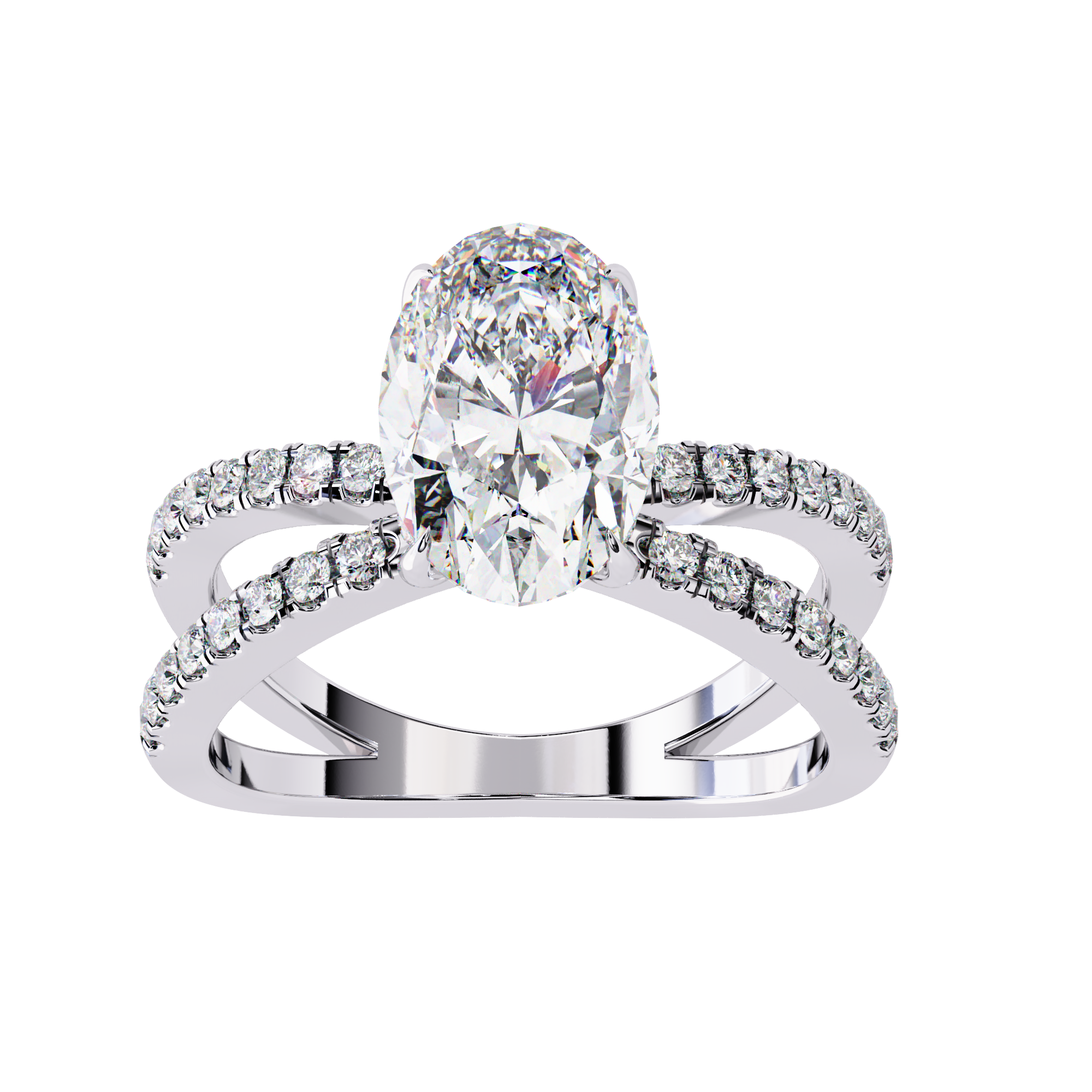 Graceful Spark Diamond Ring