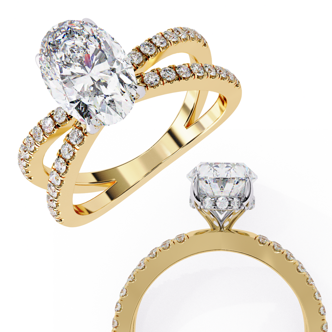 Graceful Spark Diamond Ring