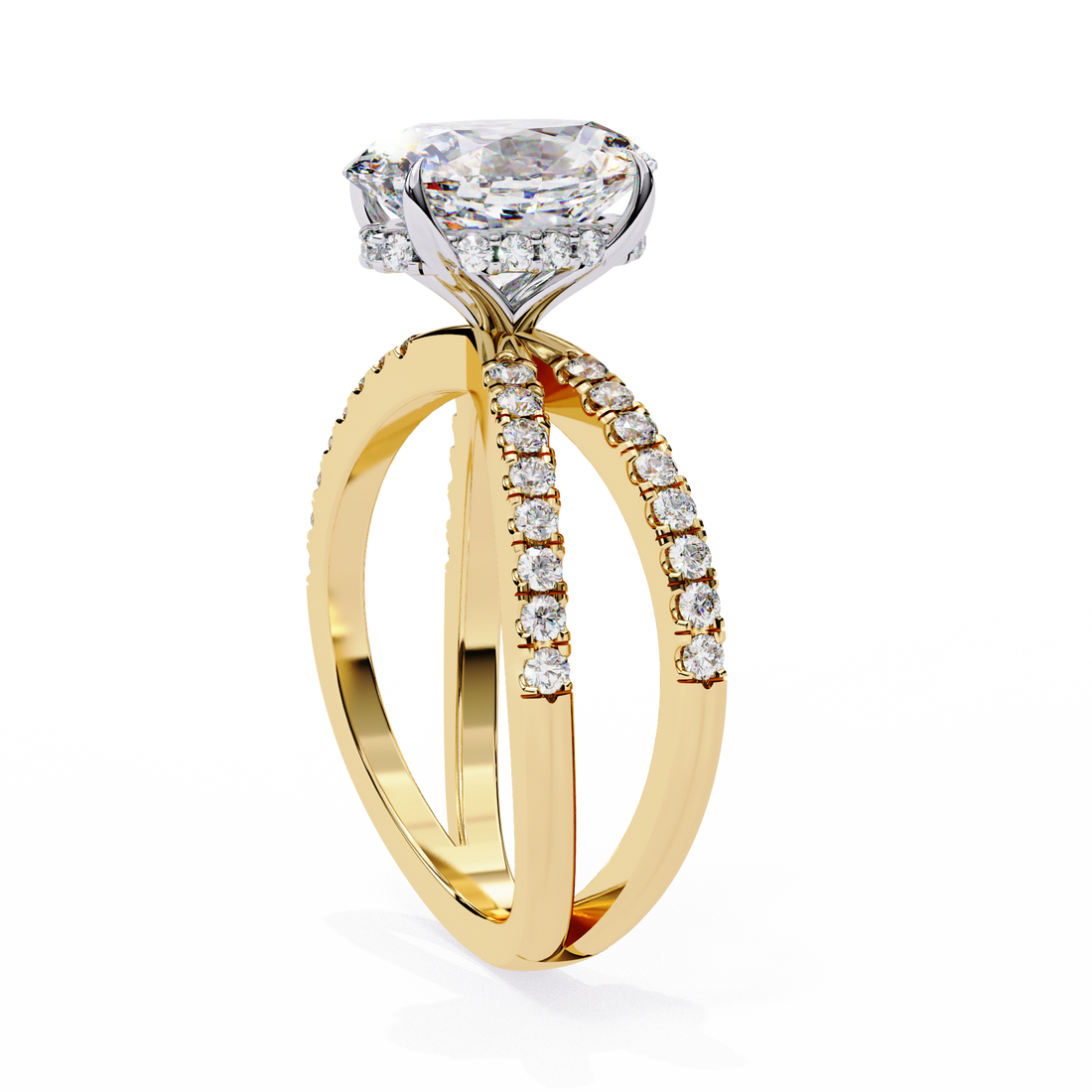Graceful Spark Diamond Ring