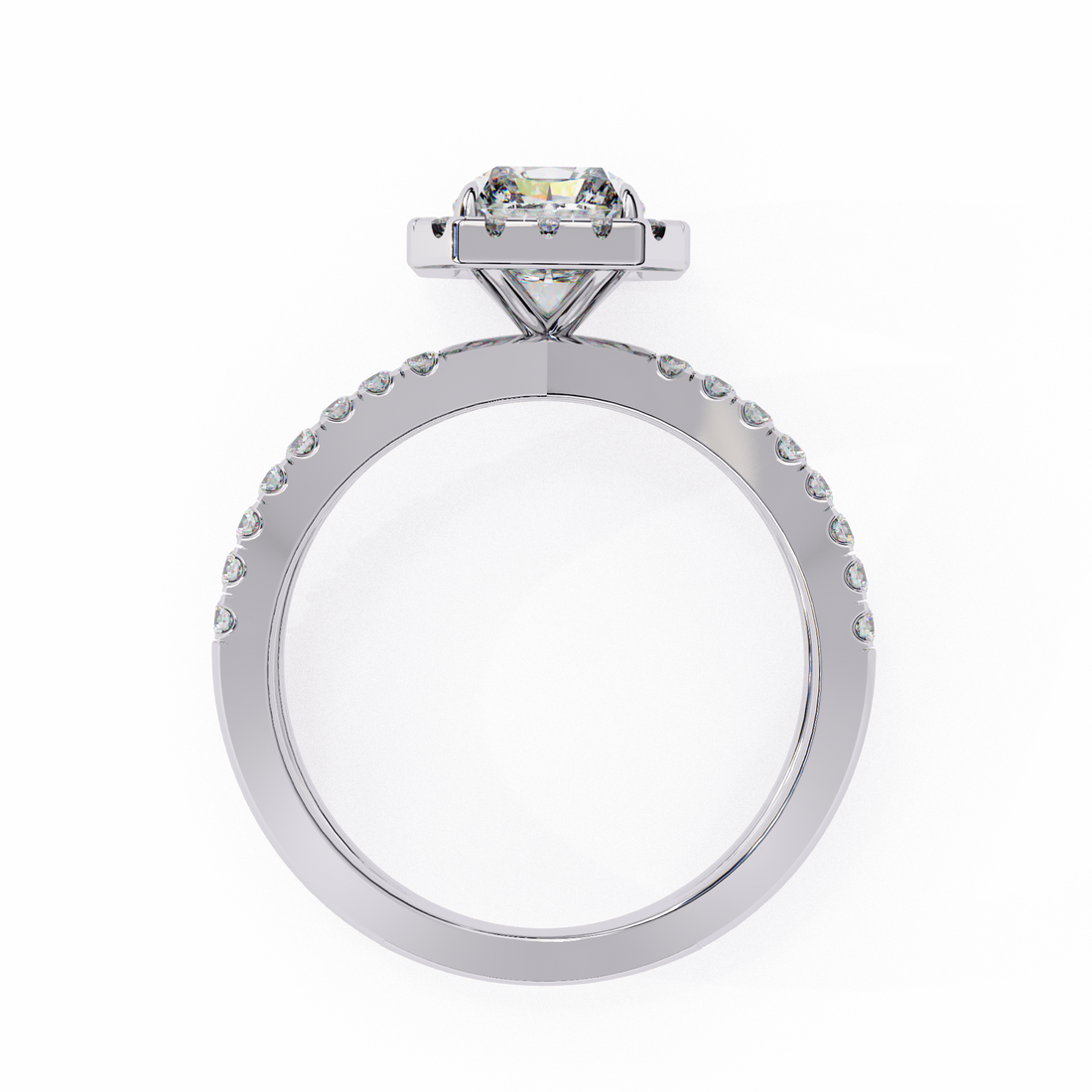 Bloom Belle Emerald Cut Diamond Ring