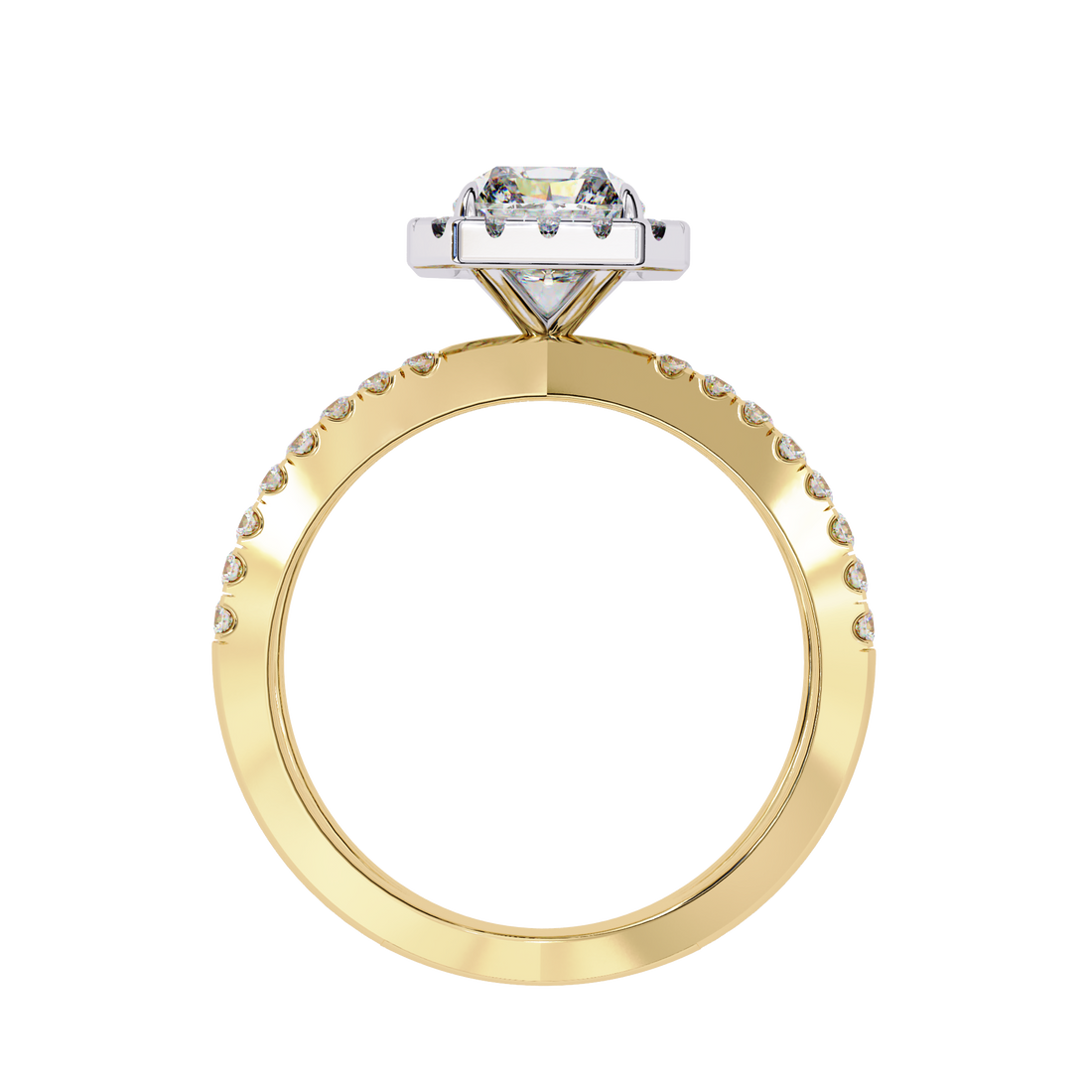 Bloom Belle Emerald Cut Diamond Ring