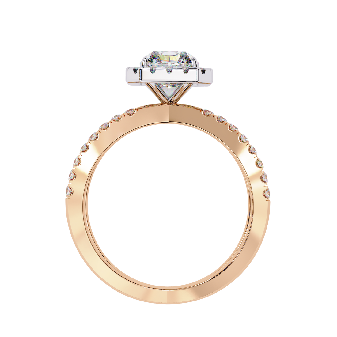 Bloom Belle Emerald Cut Diamond Ring