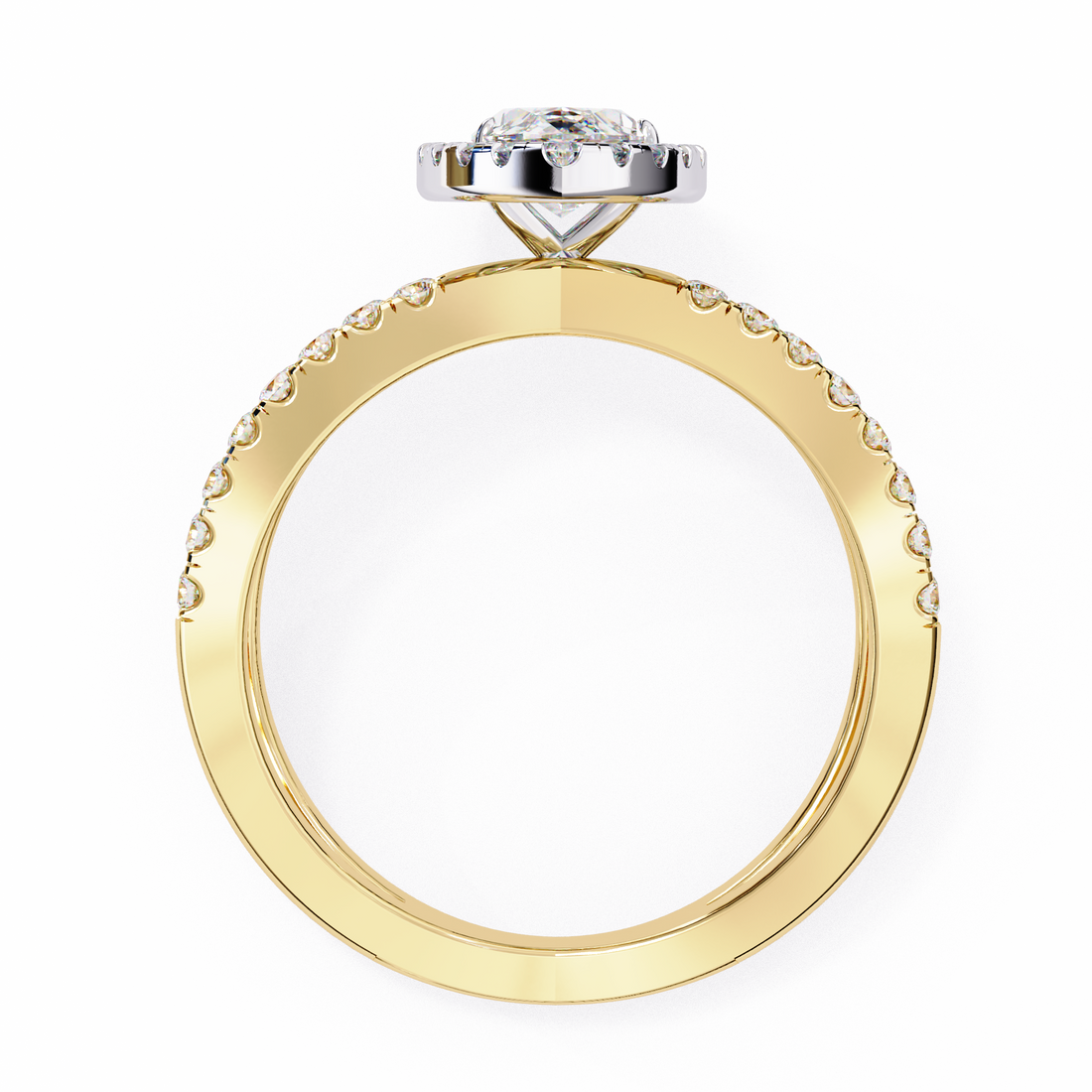 Sunlit Grace Marquise Diamond Ring