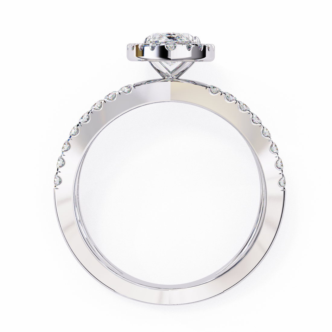 Sunlit Grace Marquise Diamond Ring