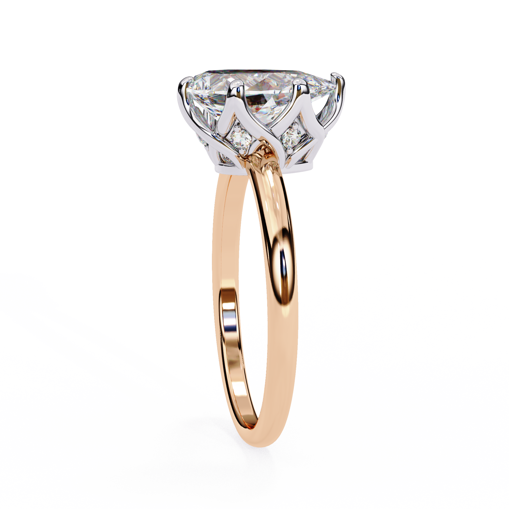 Statement Pear Lab Grown Diamond Ring