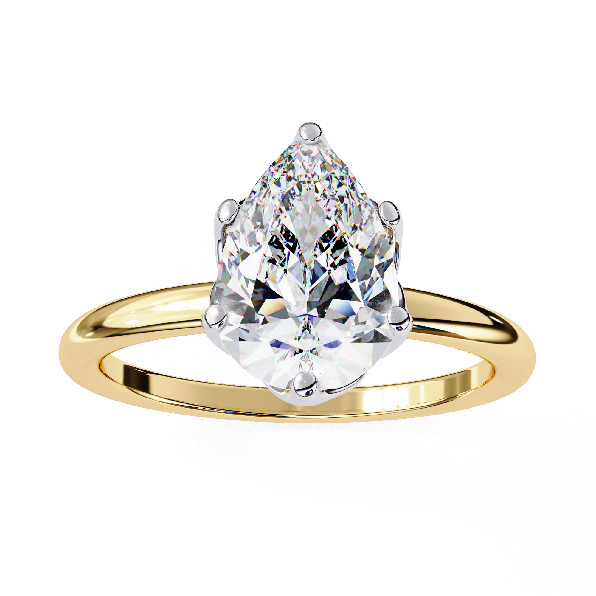 Statement Pear Lab Grown Diamond Ring