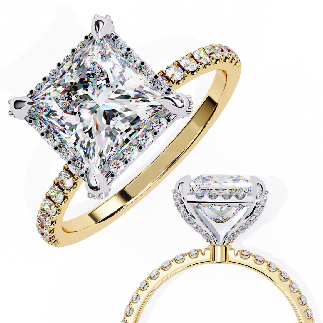 Twilight Charm Princess Diamond Ring