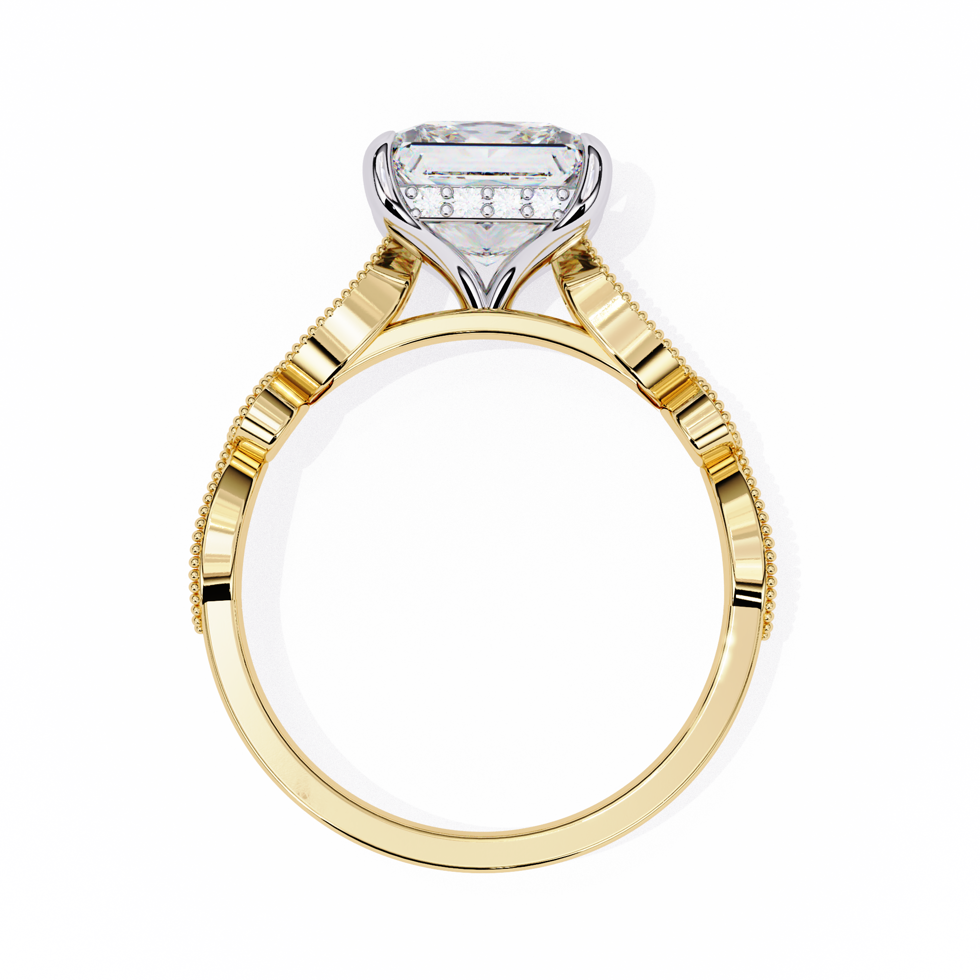 Glam Glint Princess Diamond Ring