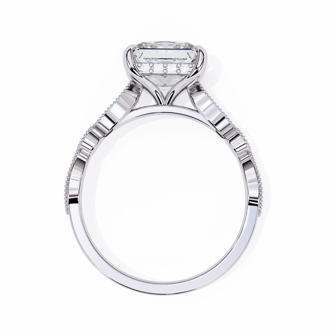 Glam Glint Princess Diamond Ring