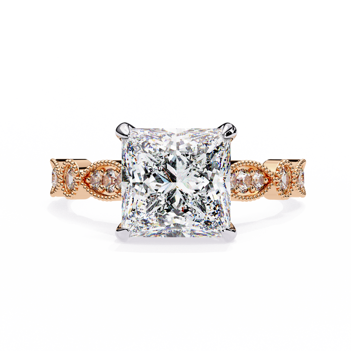 Glam Glint Princess Diamond Ring