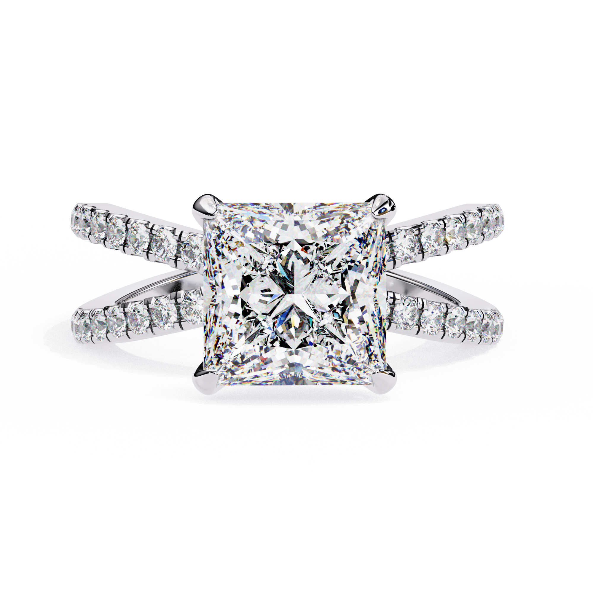 Timeless Shine Princess Diamond Ring