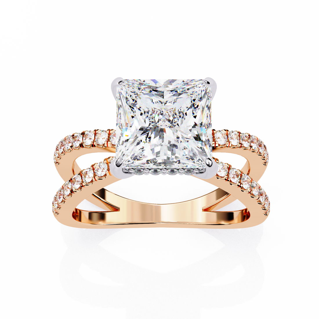 Timeless Shine Princess Diamond Ring