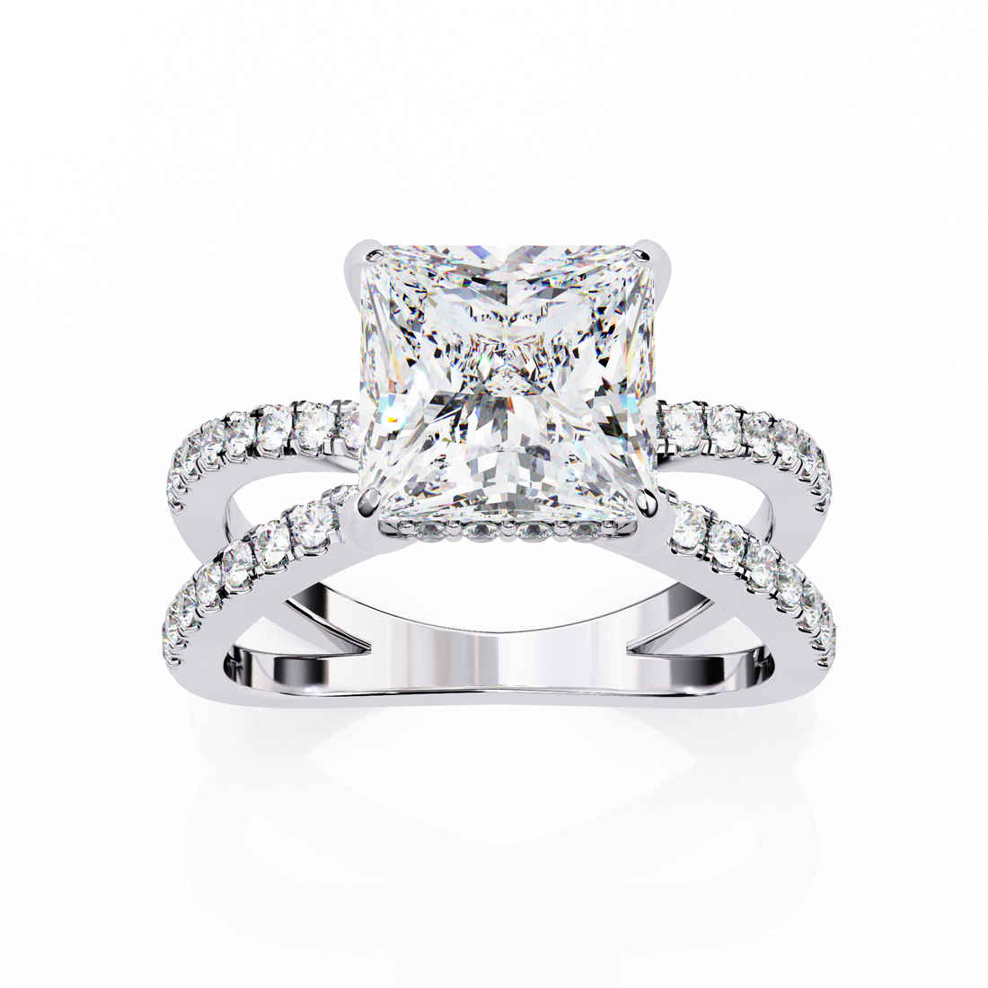 Timeless Shine Princess Diamond Ring
