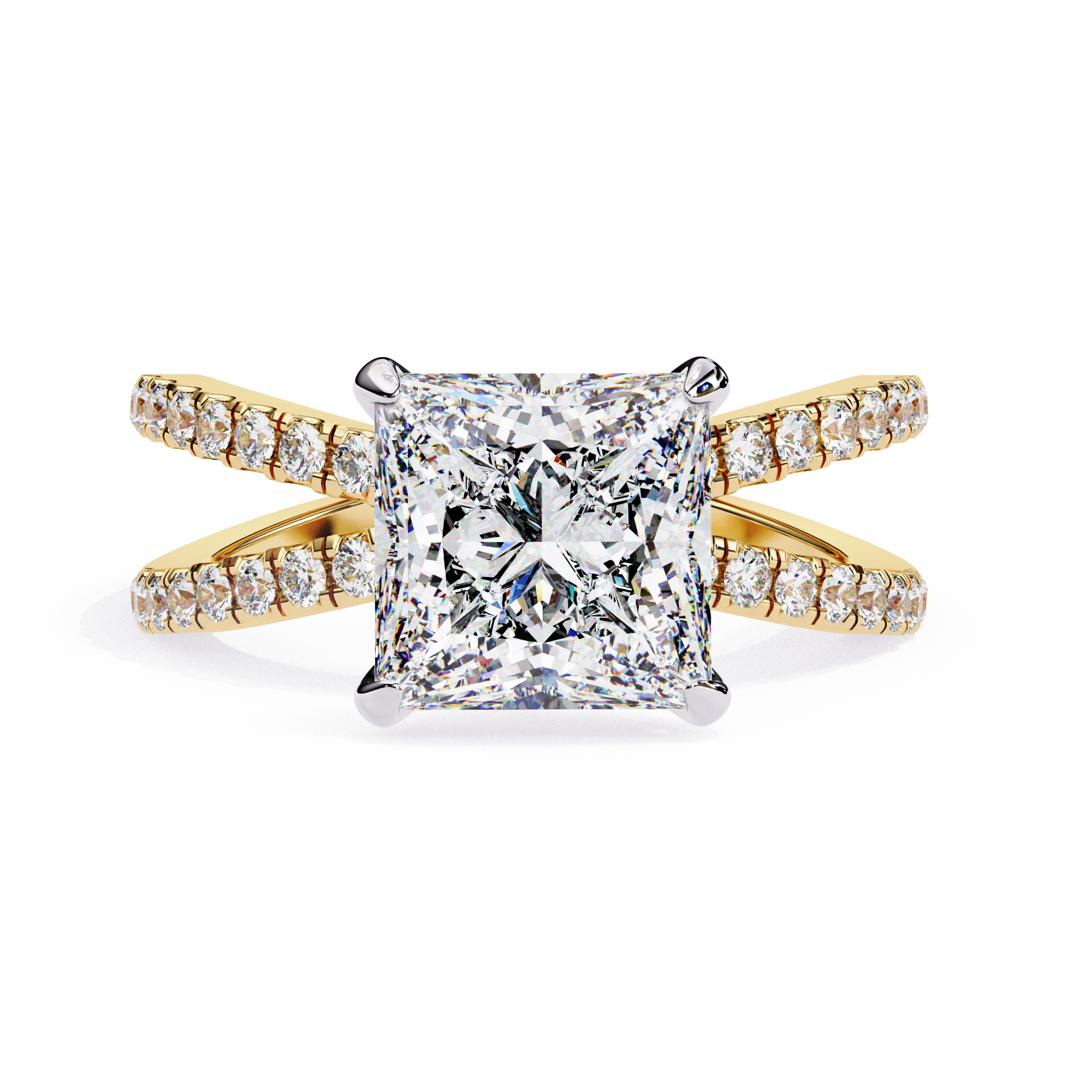 Timeless Shine Princess Diamond Ring