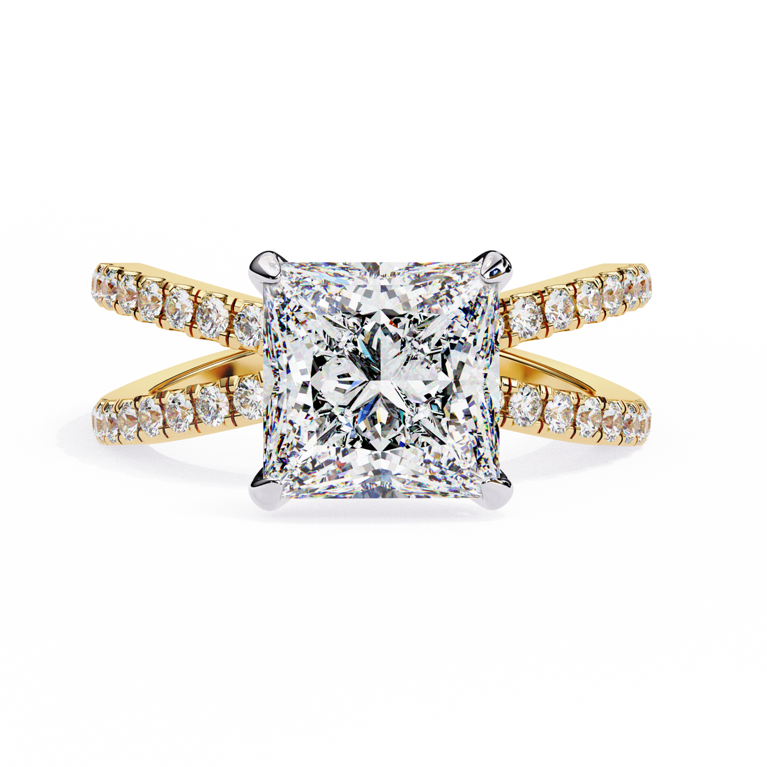 Timeless Shine Princess Diamond Ring