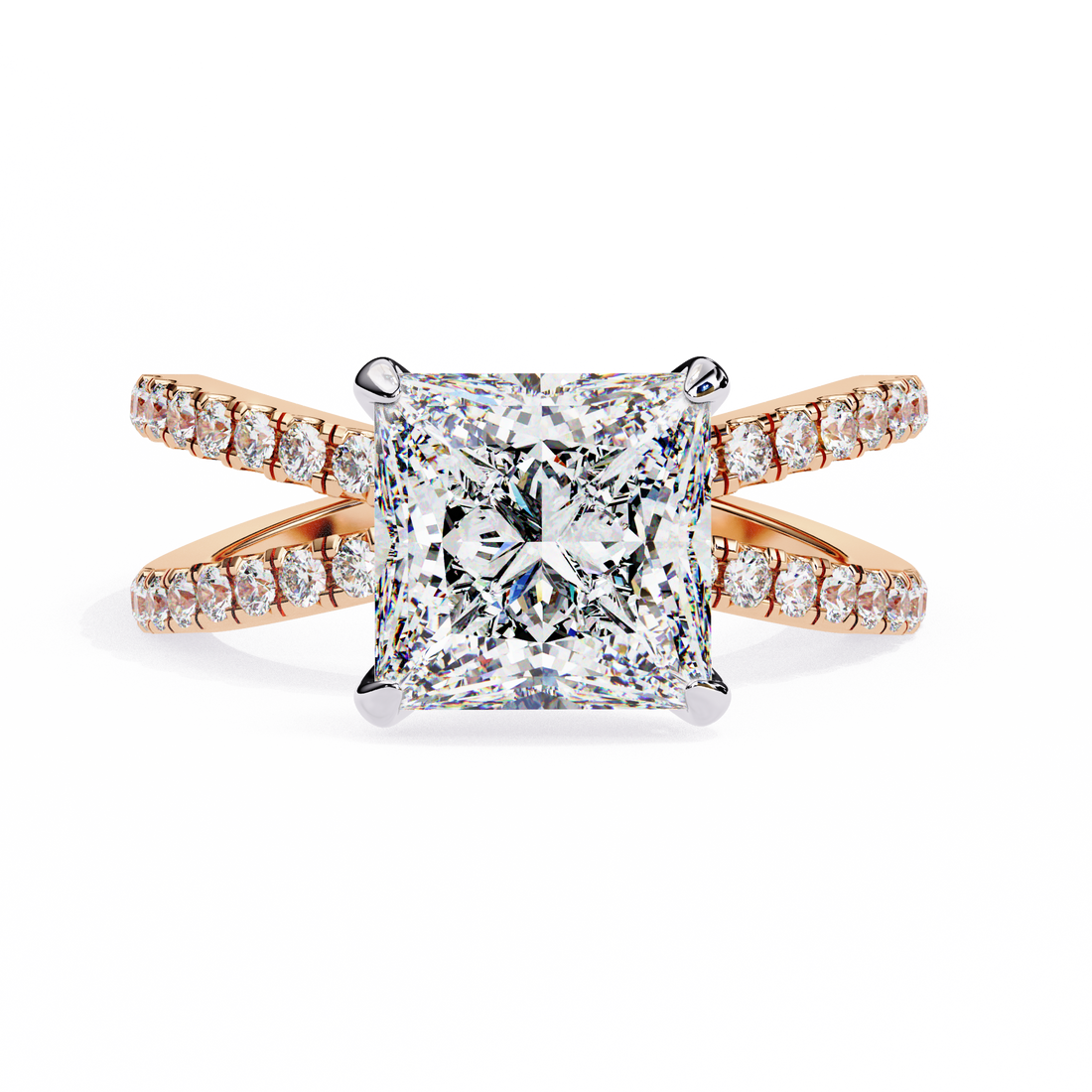 Timeless Shine Princess Diamond Ring