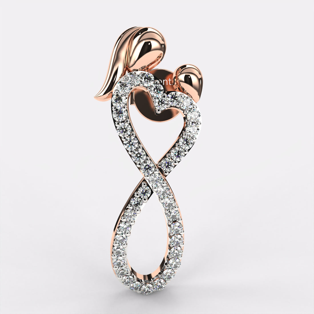 Twisted Long Diamond Earrings