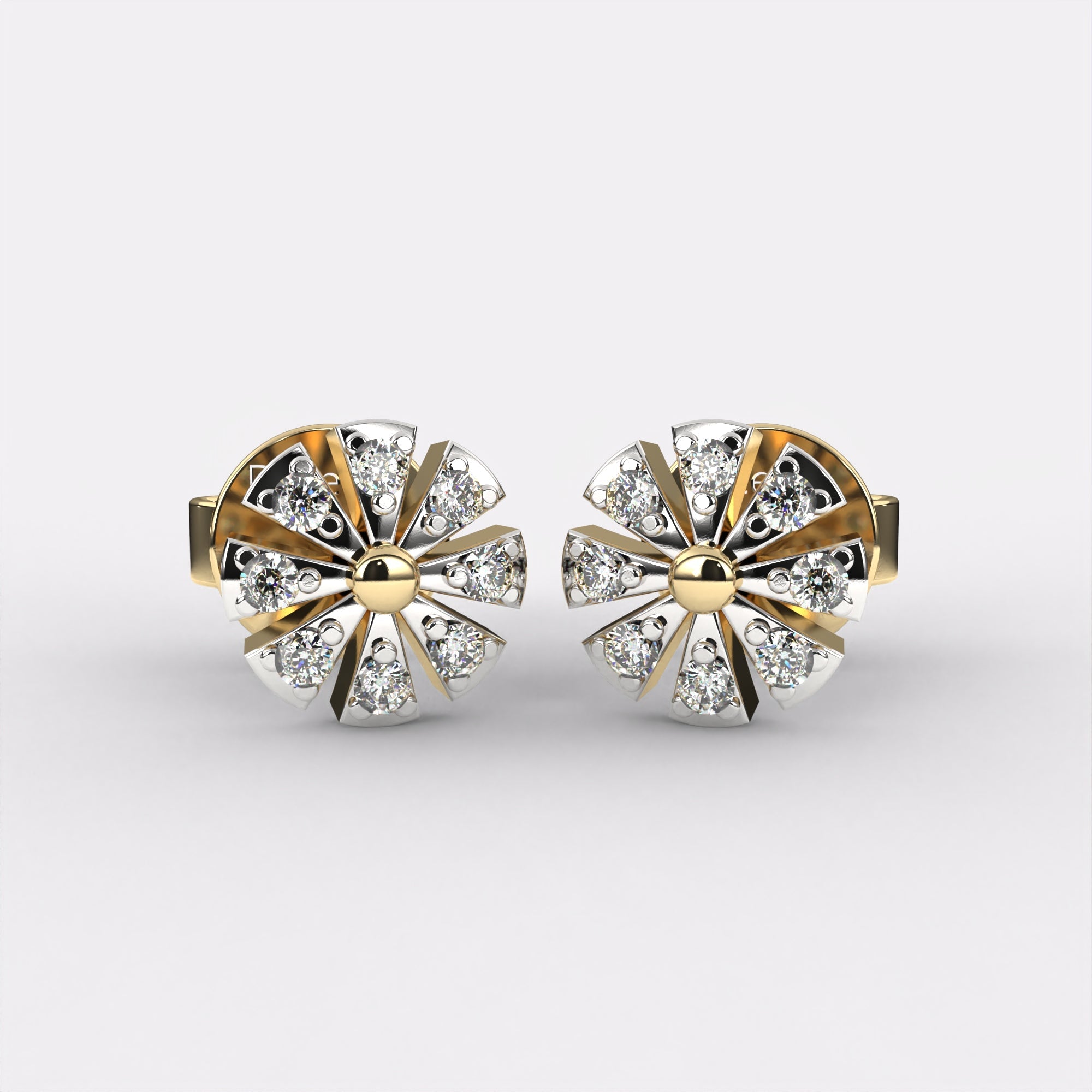 Glance Diamond Studs Earrings