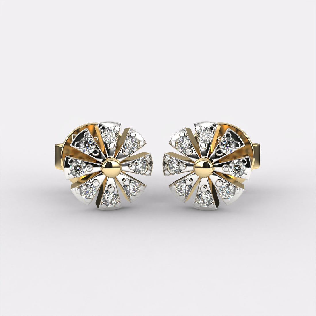 Glance Diamond Studs Earrings