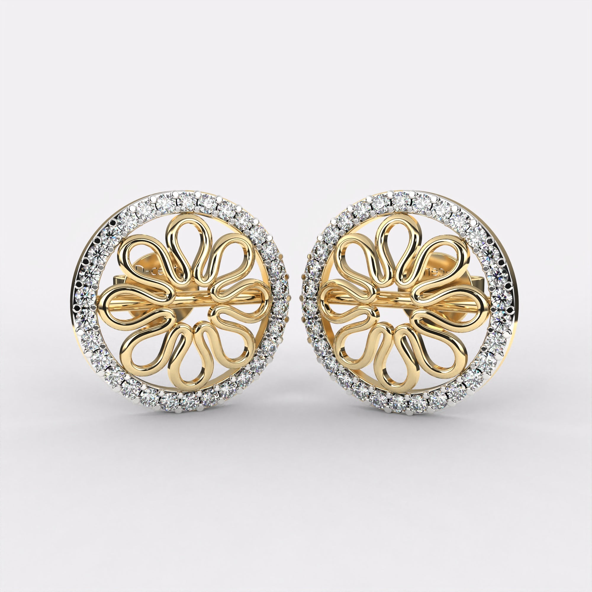 Flora Charms diamond earrings