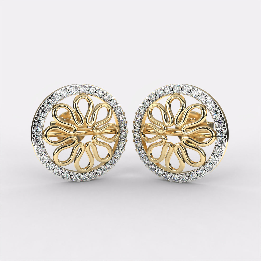 Flora Charms diamond earrings